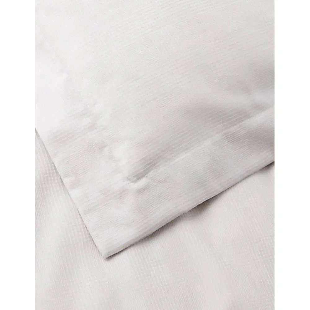 NWT RALPH LAUREN Organic Cotton Lovan Jacquard Full Queen Duvet Cover MSRP $425